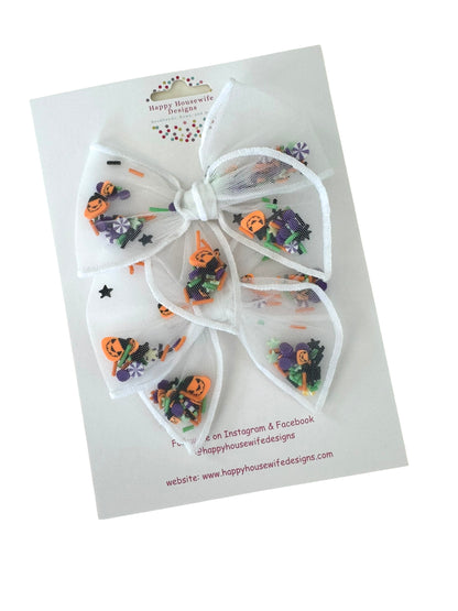 Halloween Shaker Hair Bow