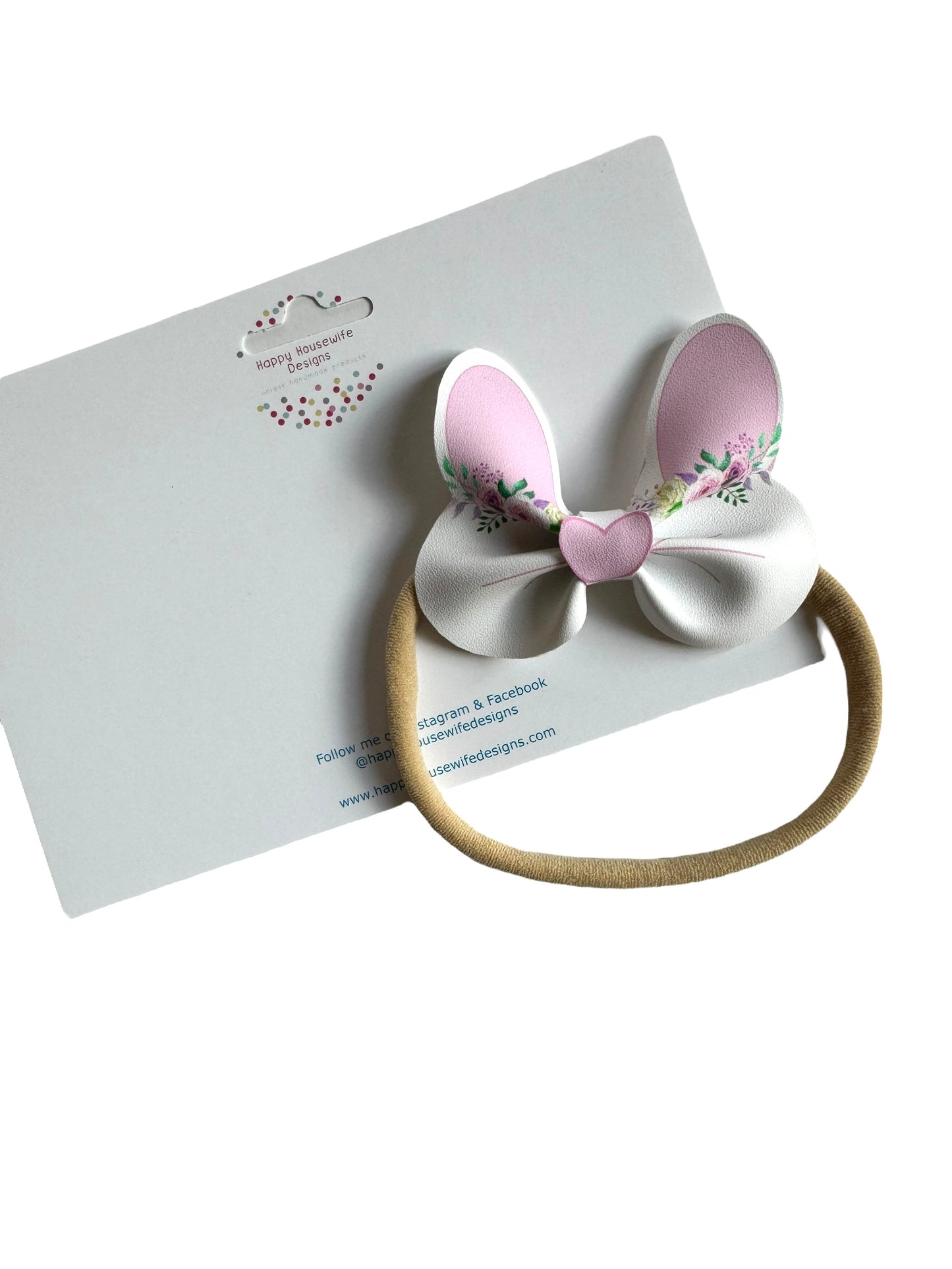 Sweet Bunny Faux Leather Bows