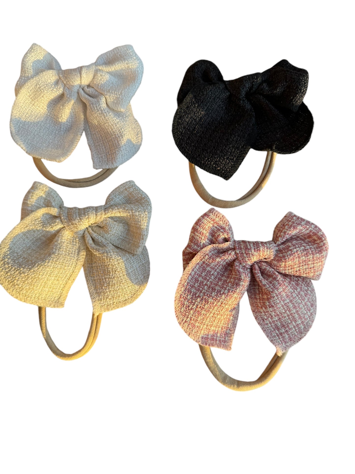 Tweed Hair Bows