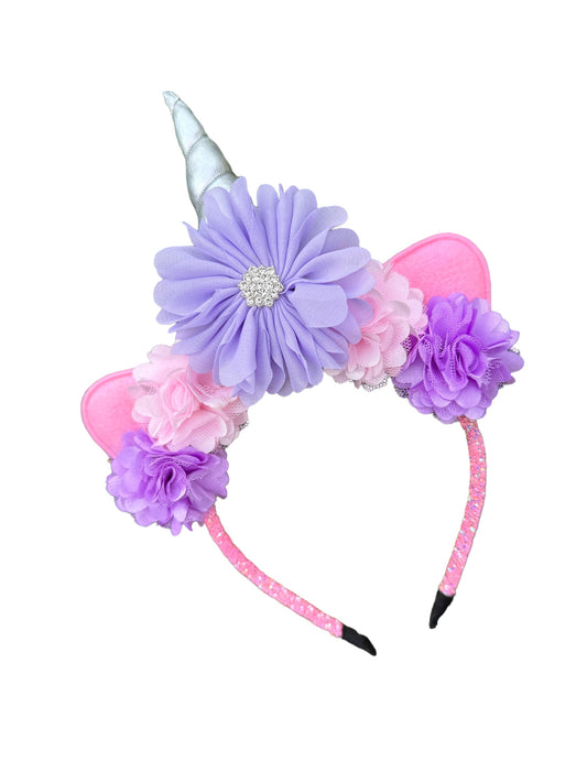 Pink and Purple Unicorn Headband