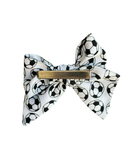 Soccer Hair Bows