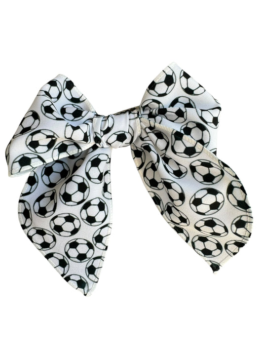 Soccer Hair Bows