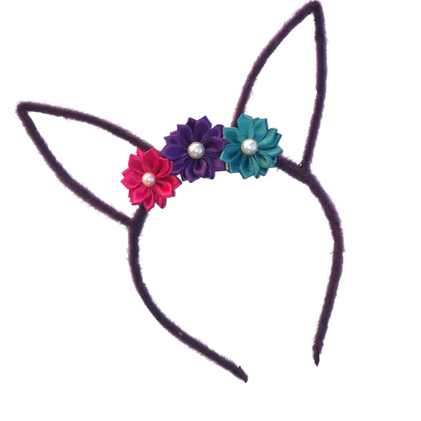 Purple Bunny Ear Headband