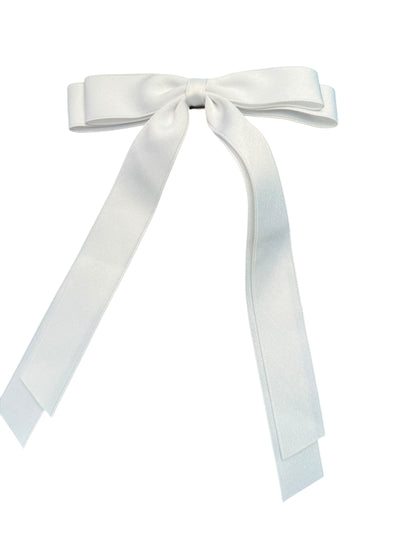 Double Streamer Satin Hair Bow