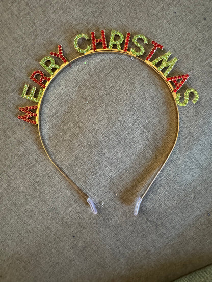 Gold Christmas Headband