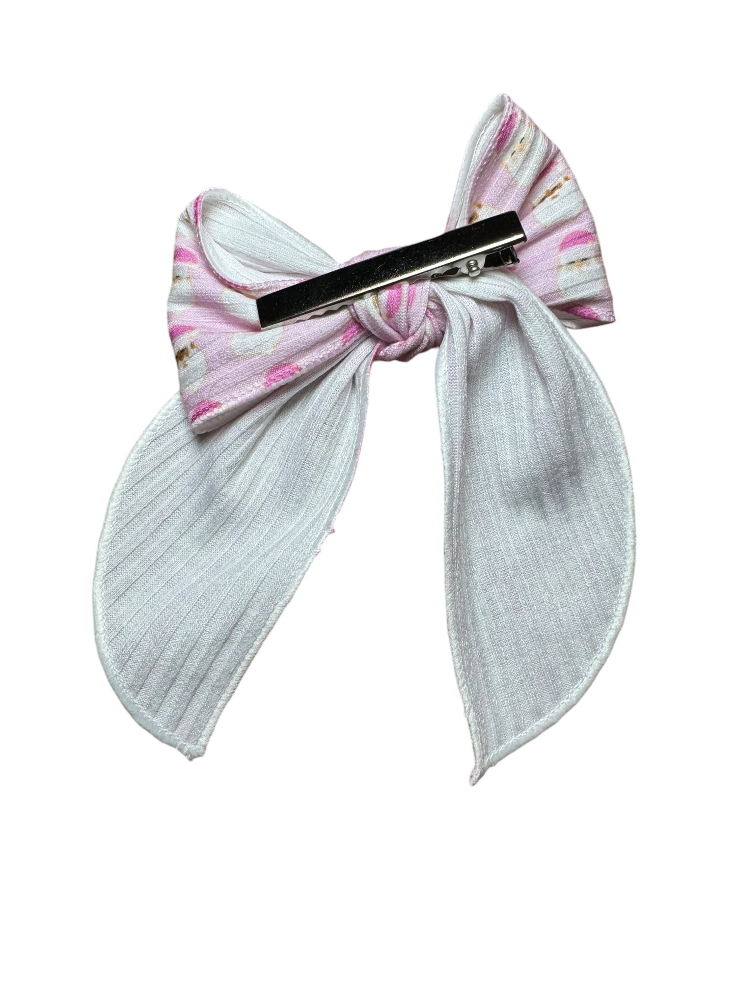 Pink Santa Hair Bows