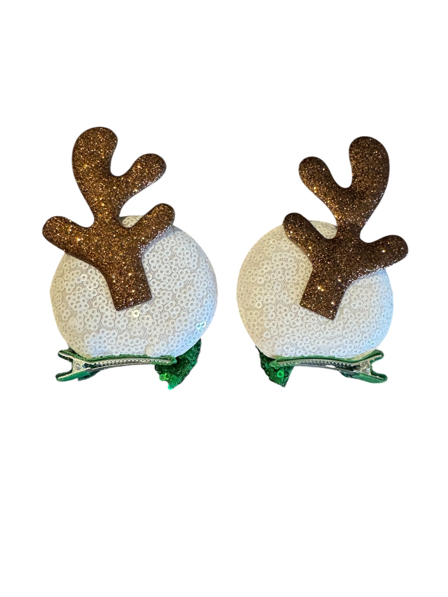 Christmas Reindeer Mouse Ear Clips