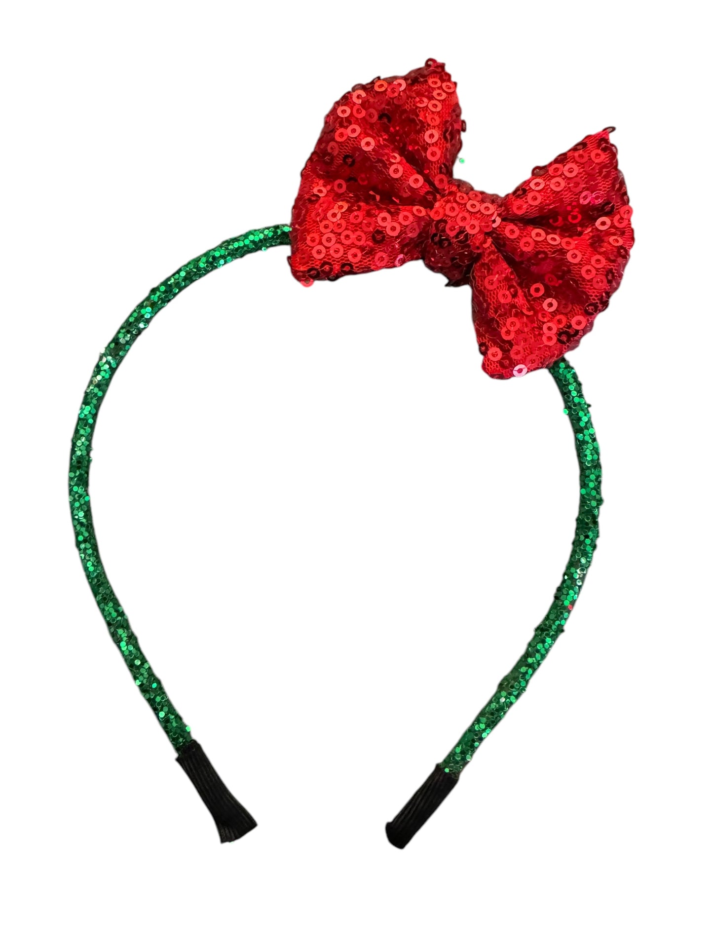 Glitter Christmas Cat Ear Headband