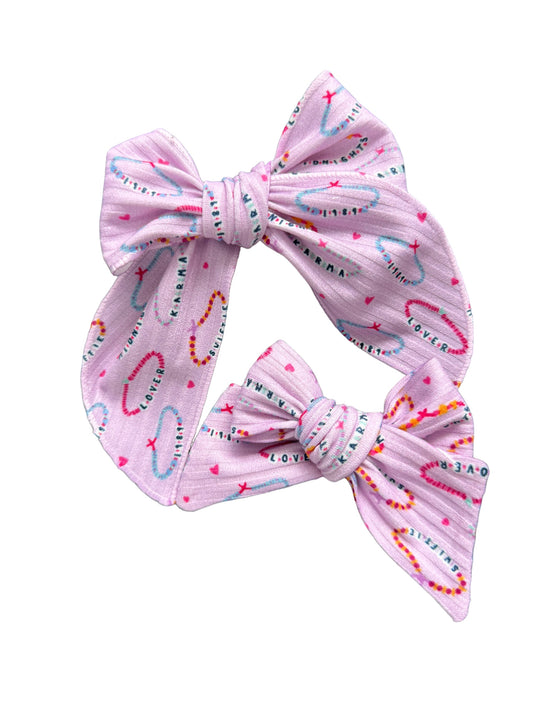 Friendship Bracelet Hair Bows