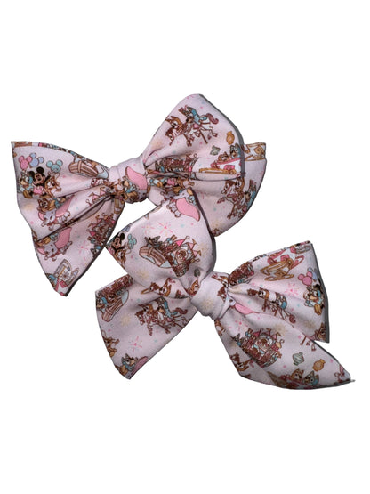 Dog Sisters in the Park Hair Bows