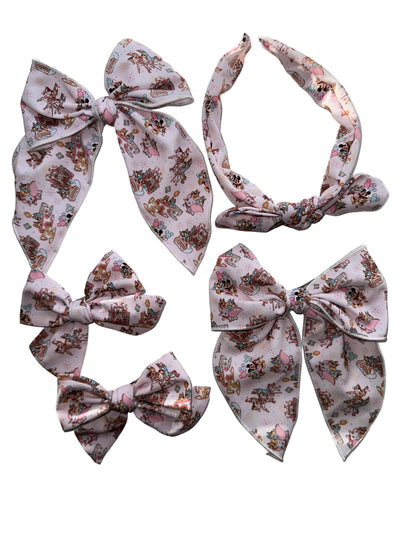 Dog Sisters in the Park Hair Bows