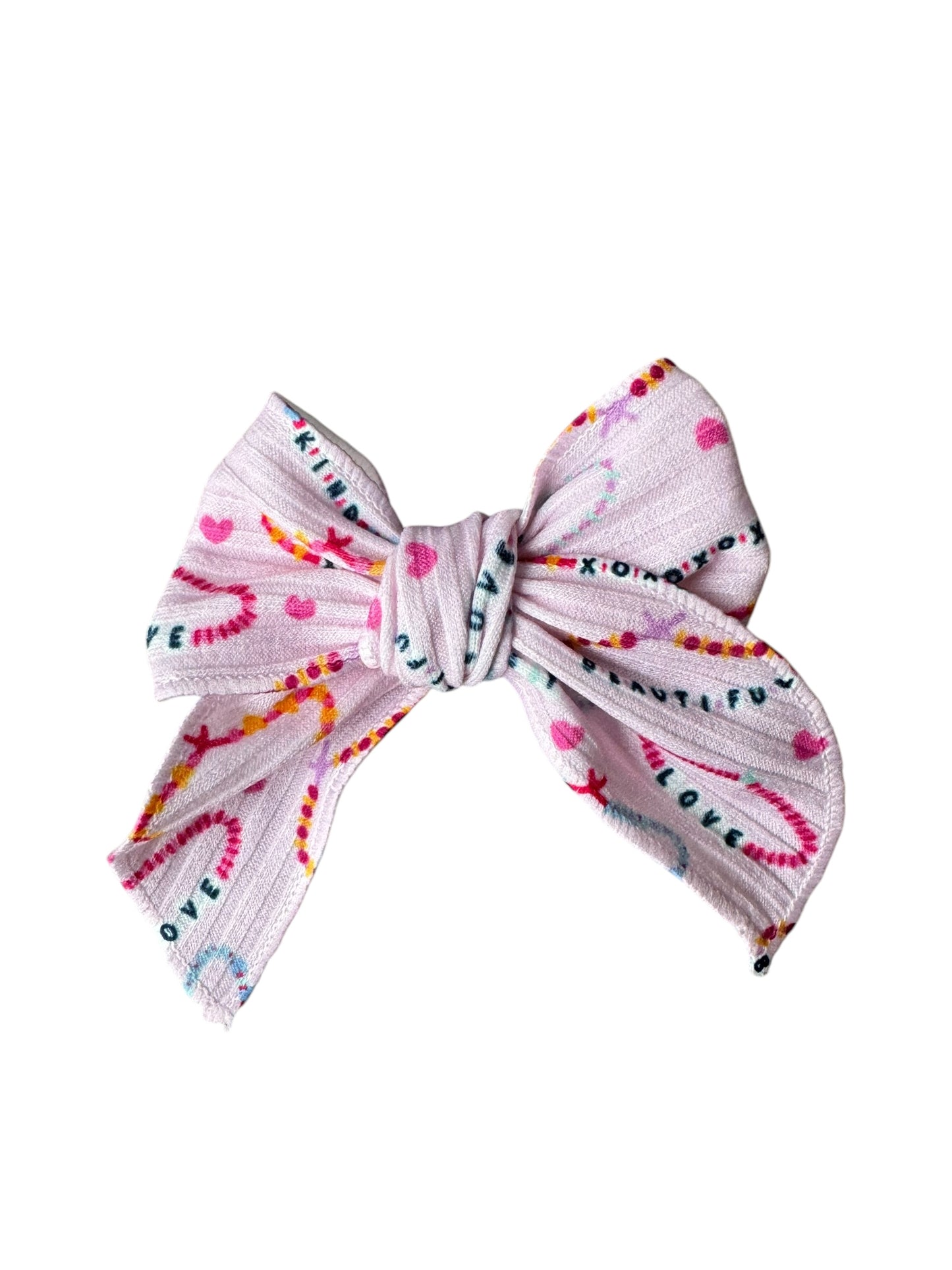 *Friendship Bracelet Hair Bows