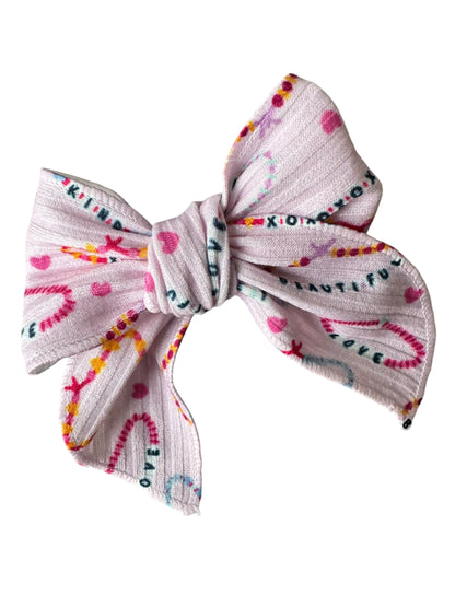 *Friendship Bracelet Hair Bows