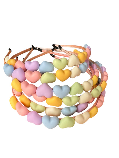 *Pastel Heart Headband