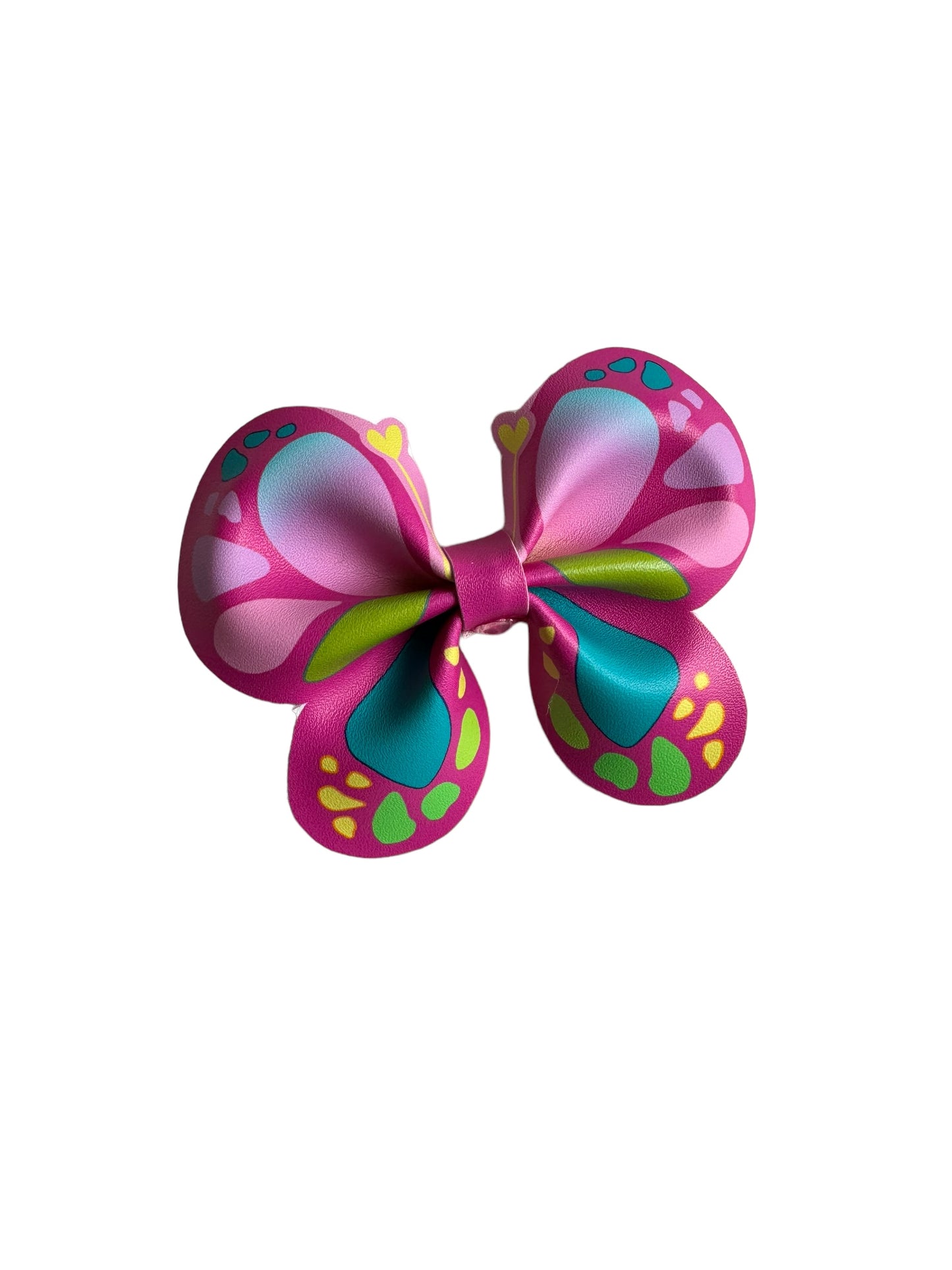 Butterfly Faux Leather Bows