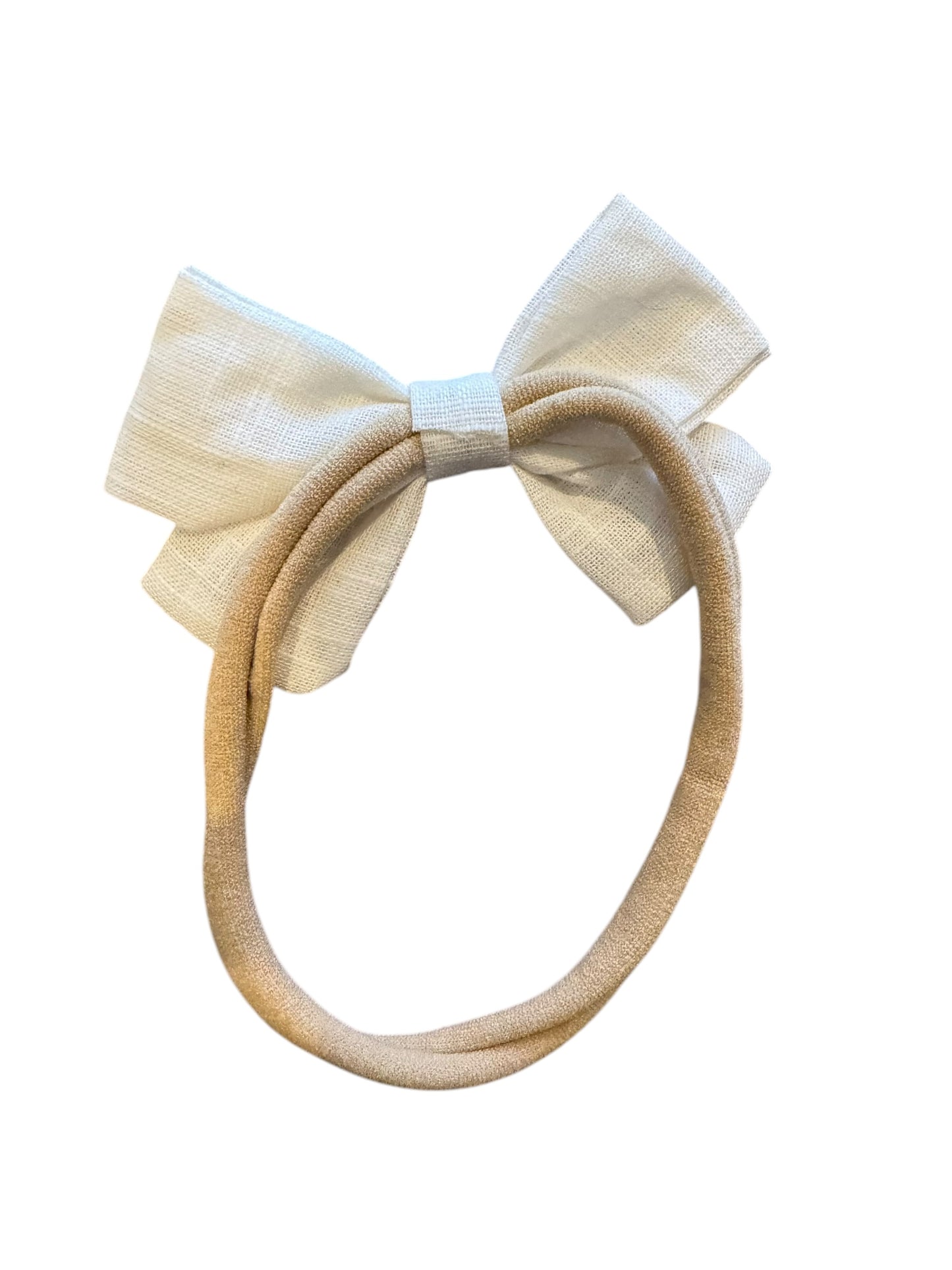 *Mini Linen Baby Headbands