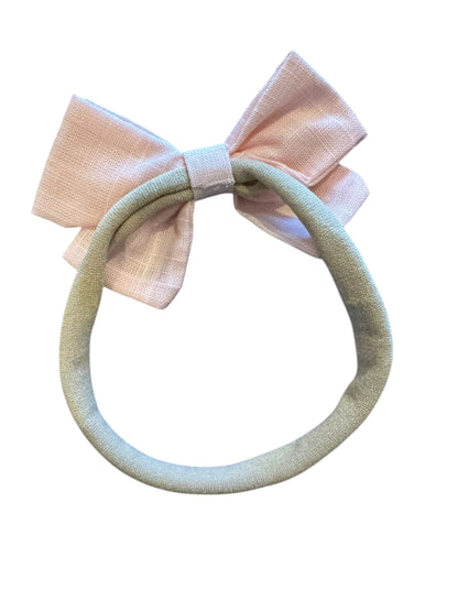 *Mini Linen Baby Headbands