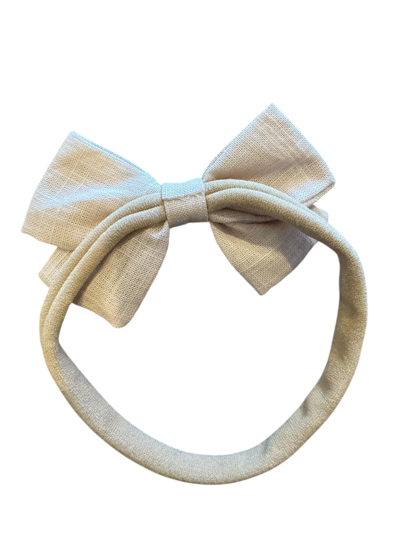 *Mini Linen Baby Headbands