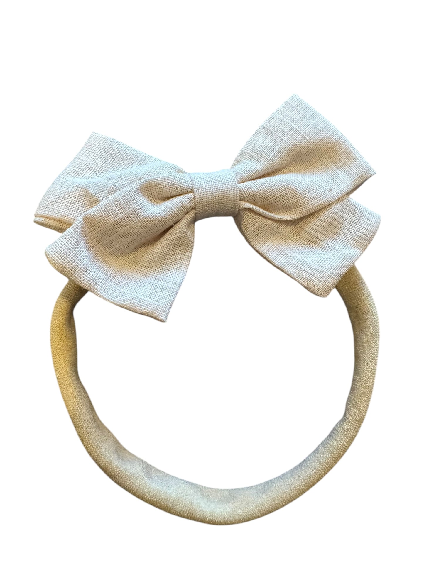 *Mini Linen Baby Headbands