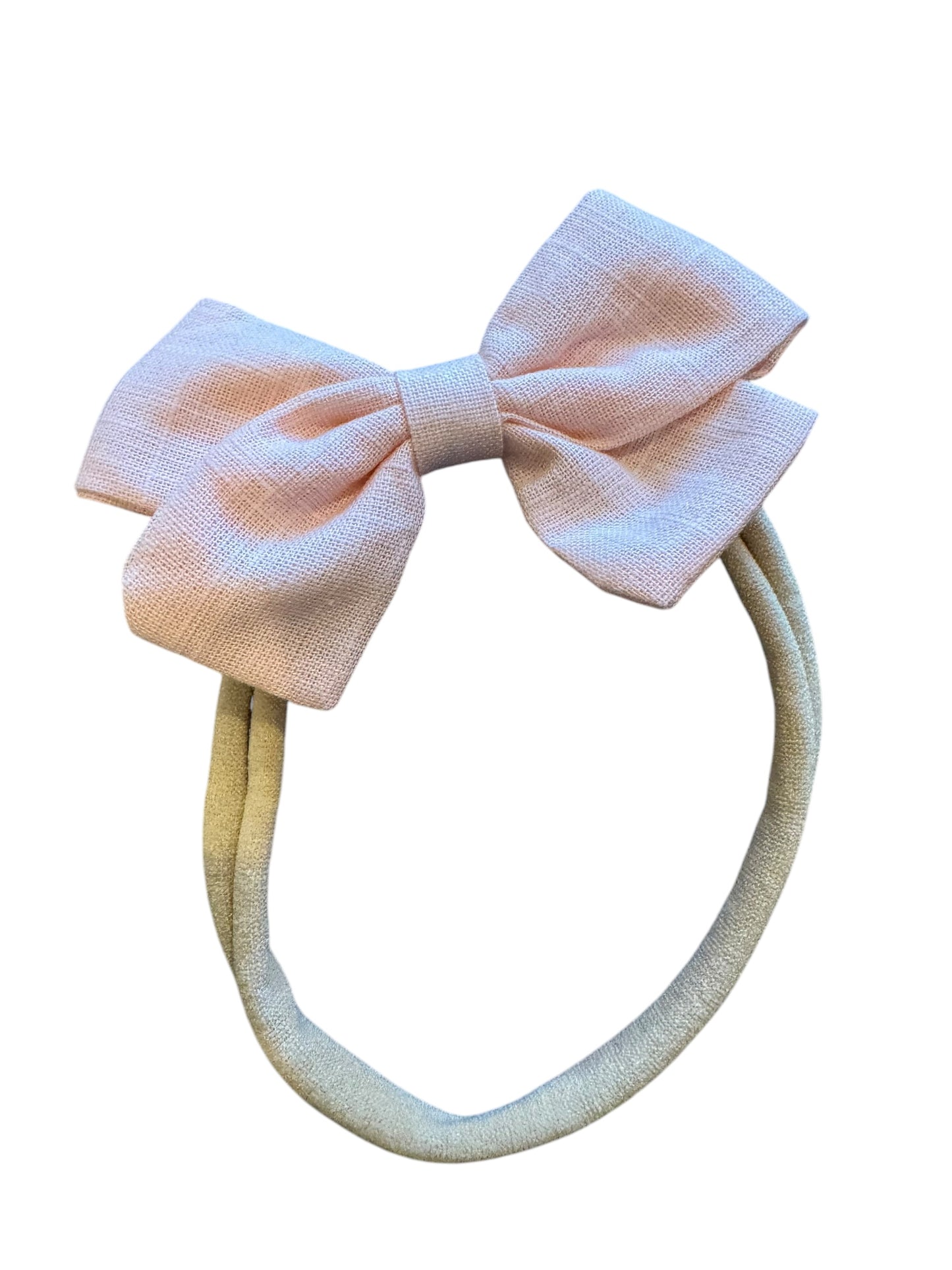 *Mini Linen Baby Headbands