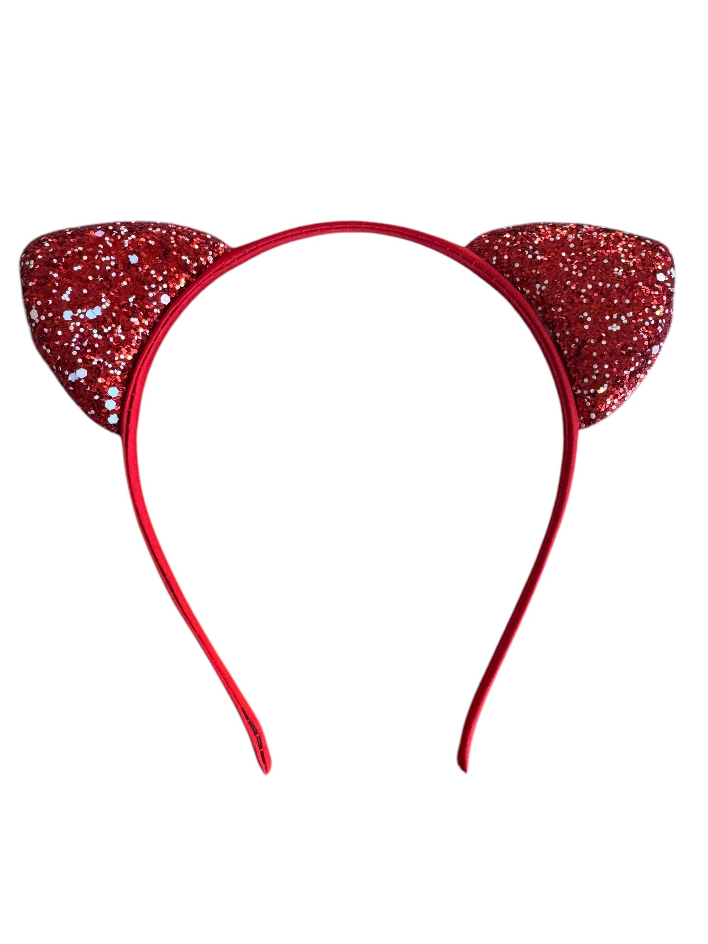 *Red Cat Ear Headband