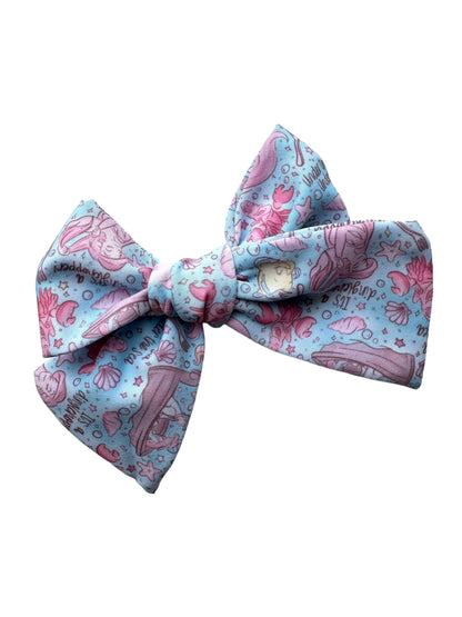 Little Mermaid Hair Bow