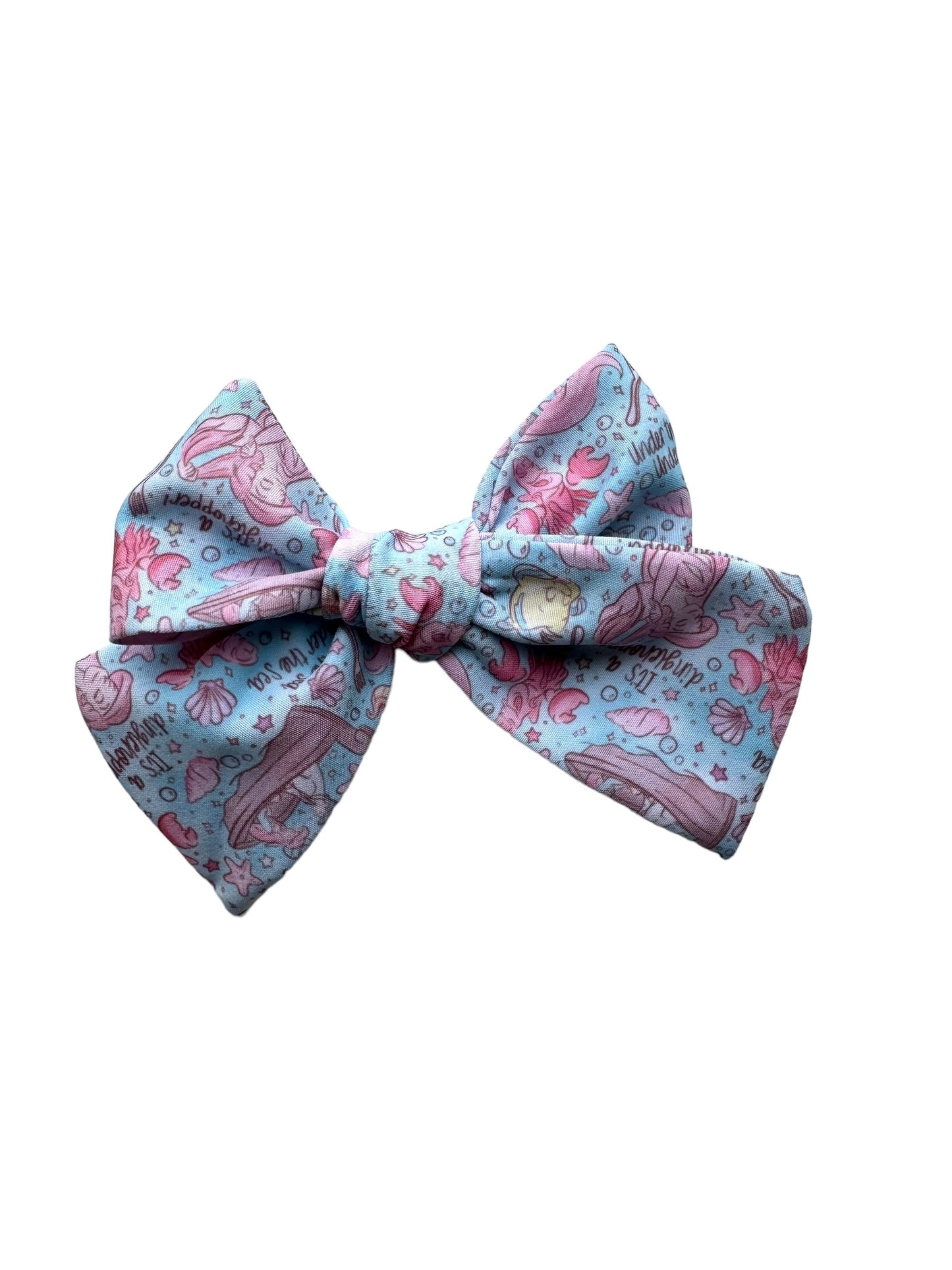 Little Mermaid Hair Bow