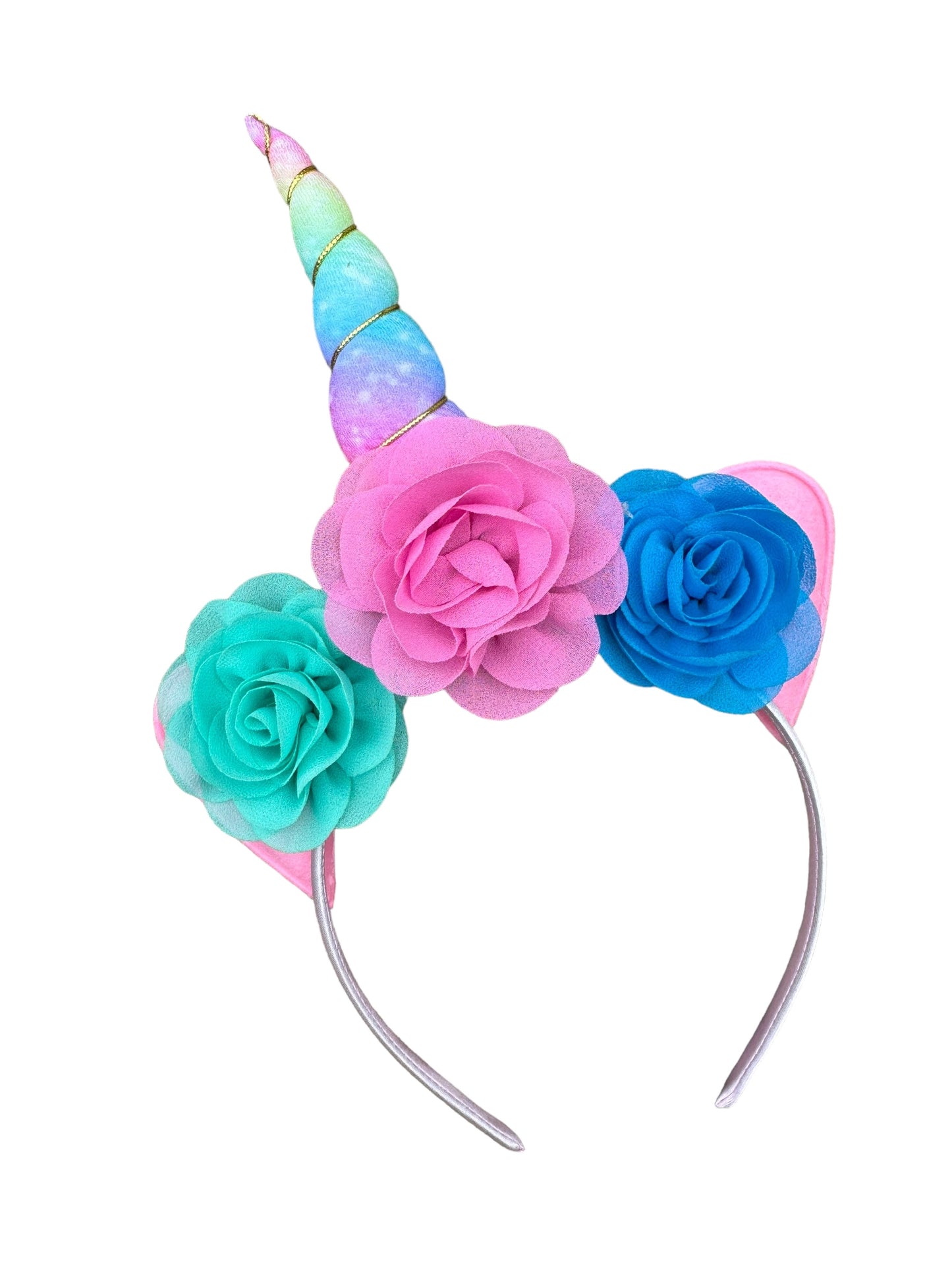 Pastel Rainbow Unicorn Headband