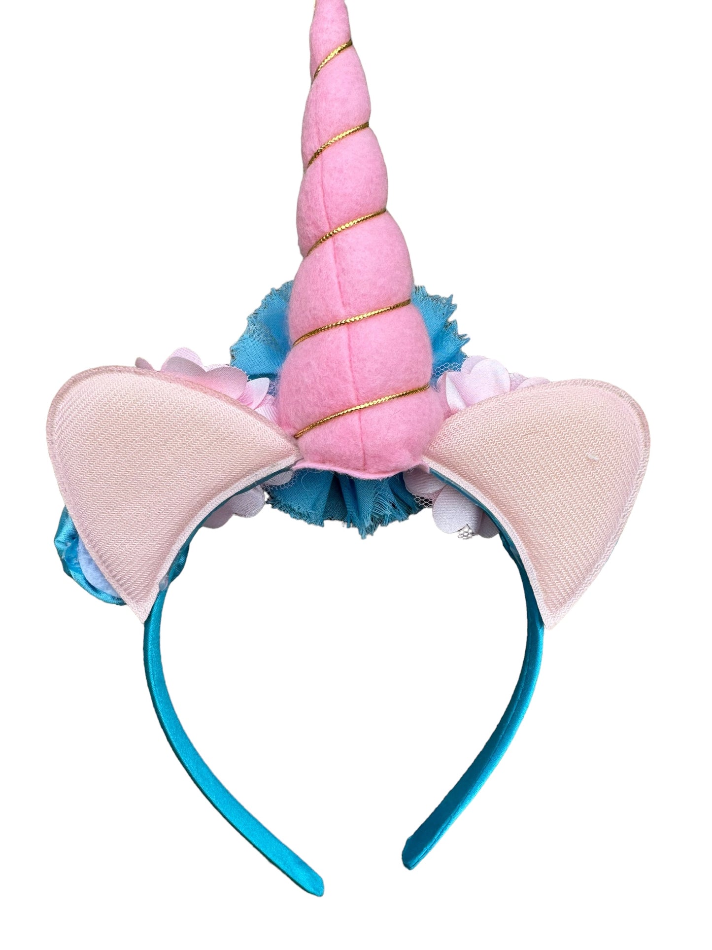 Pink and Aqua Unicorn Headband