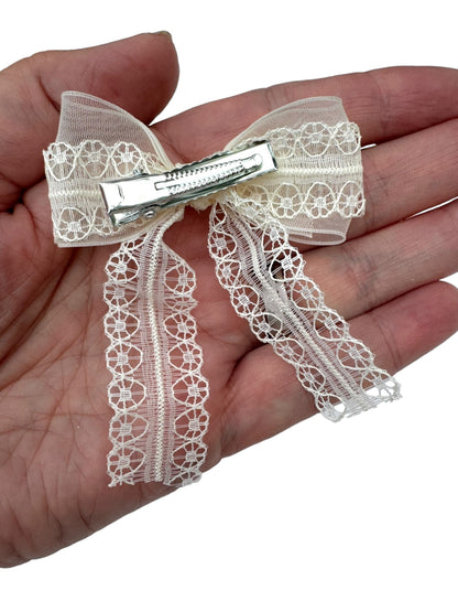 Mini Lace Hair Bows