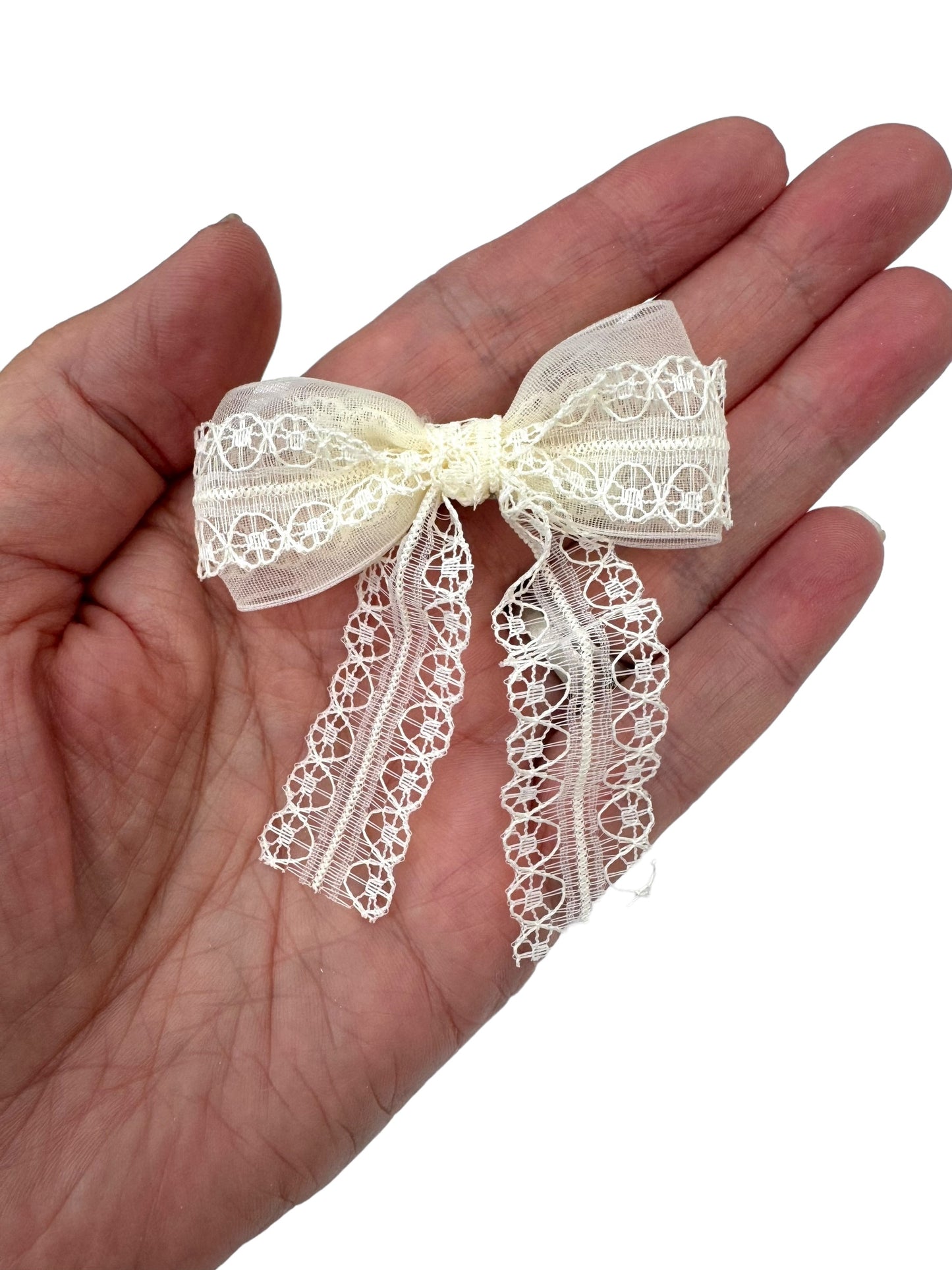 Mini Lace Hair Bows