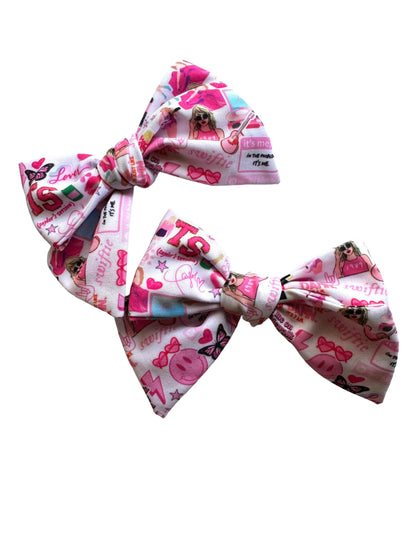 Pink Swiftie Hair Bows