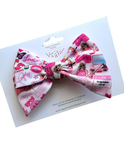 Pink Swiftie Hair Bows