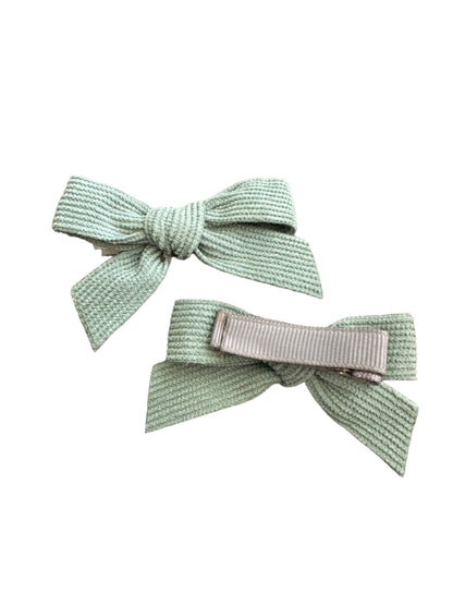 Mini Corduroy Hair Bows