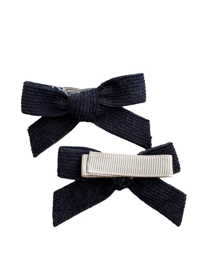 Mini Corduroy Hair Bows