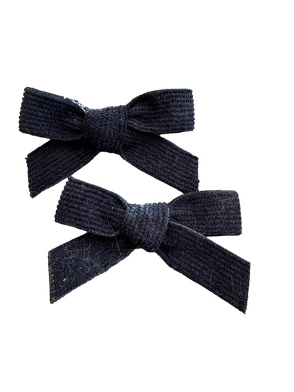 Mini Corduroy Hair Bows