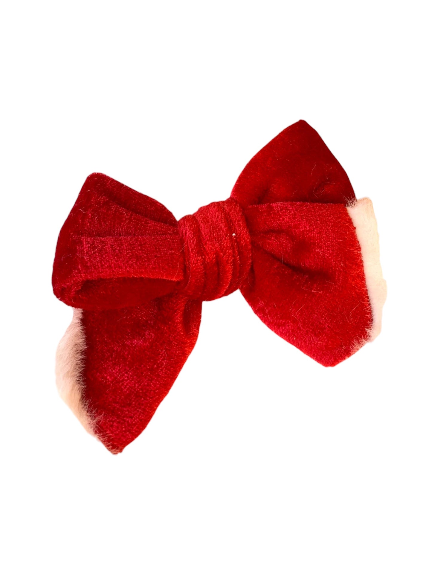 Red Velvet Santa Hair Bows