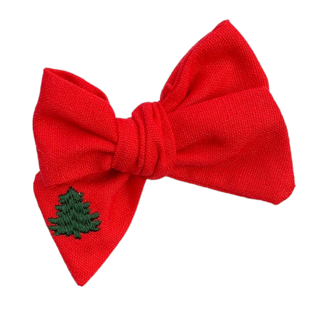 Small Christmas Tree Linen bows