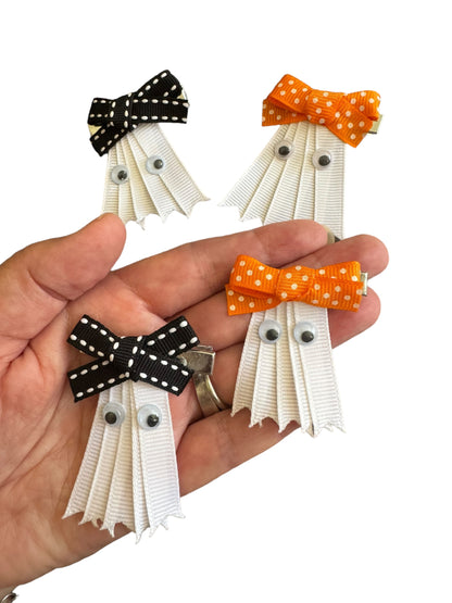 Ribbon Ghost Hair Bows