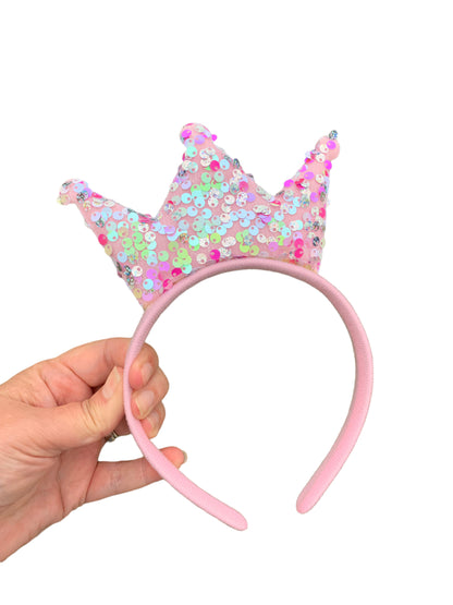 Sequin Crown Headband Collection
