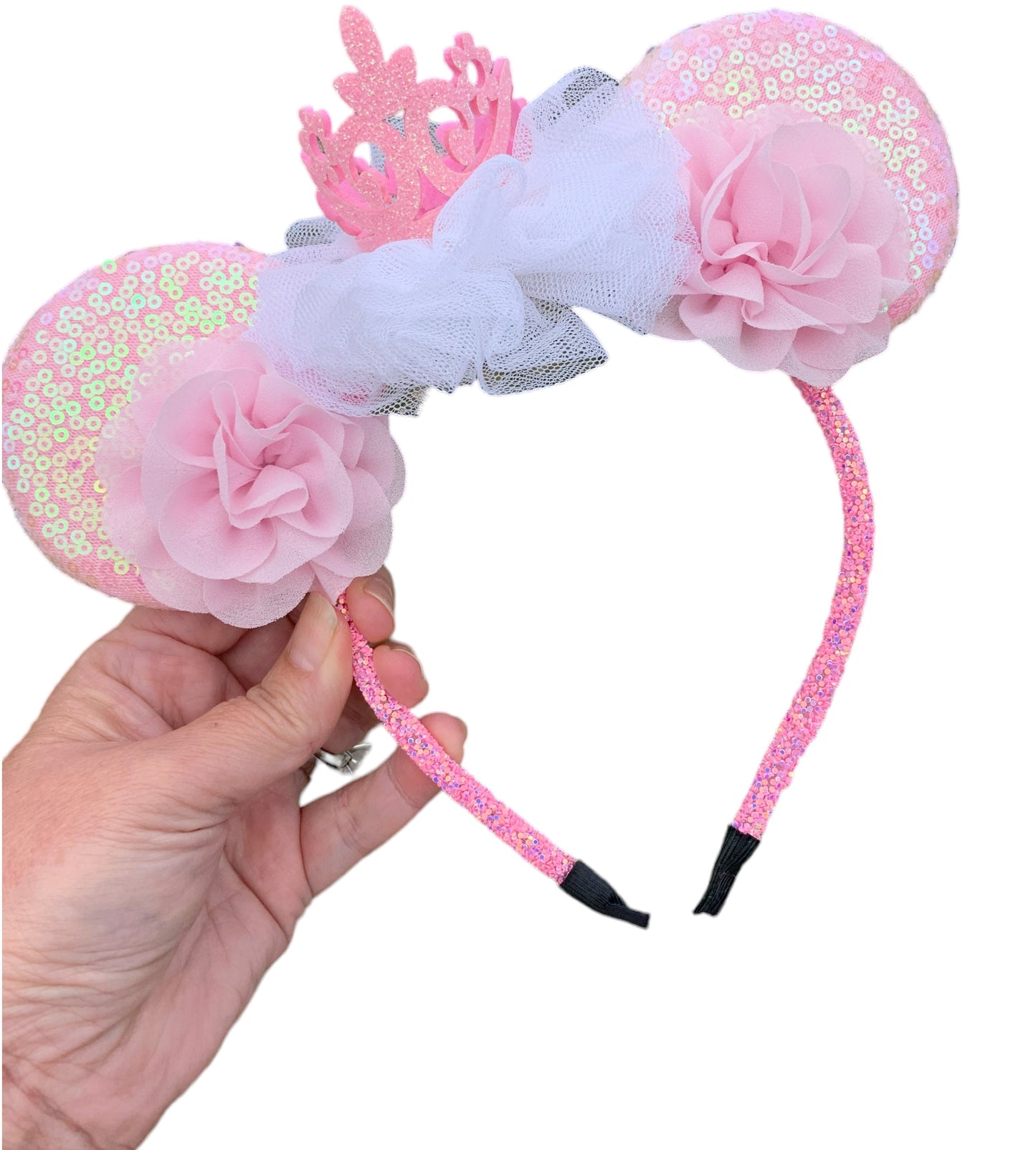 Pink Princess Mouse Ear Headband