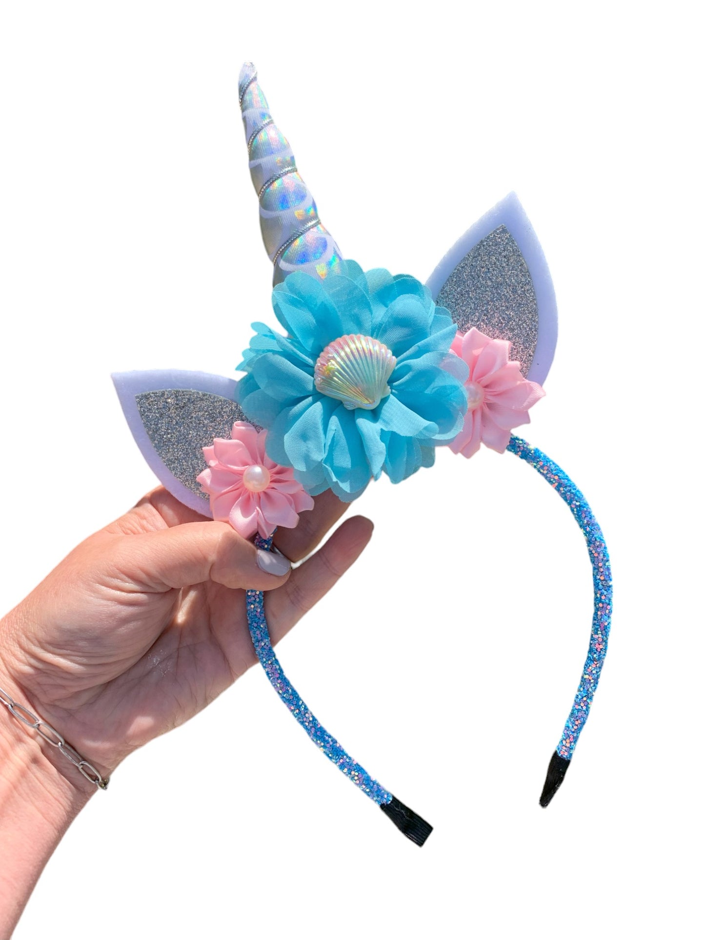 Seashell Mermaid Unicorn Headband