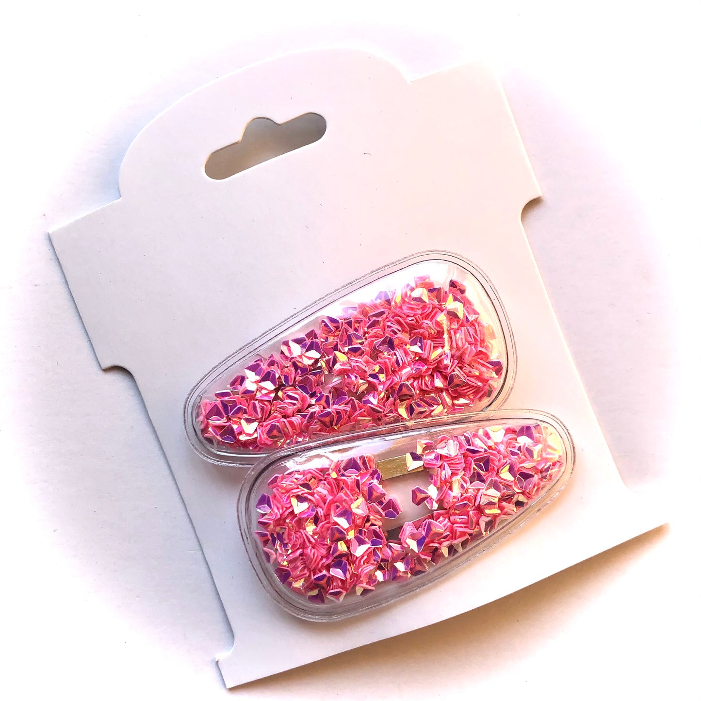 Glitter Snap Clips