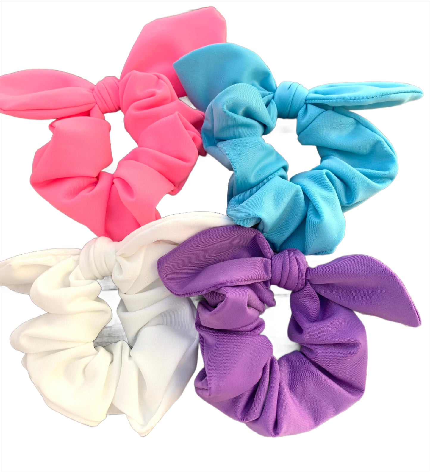 Swim Fabric scrunchies