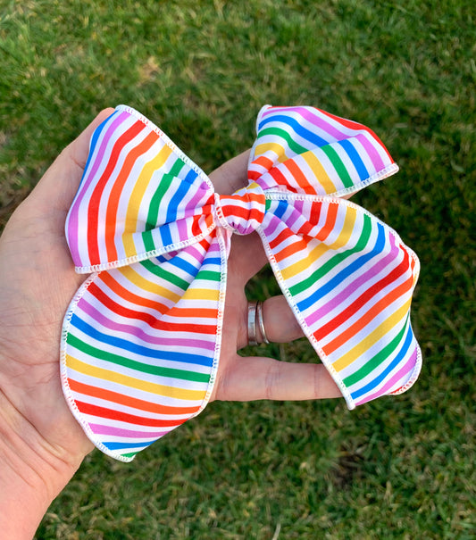 Primary Rainbow stripes