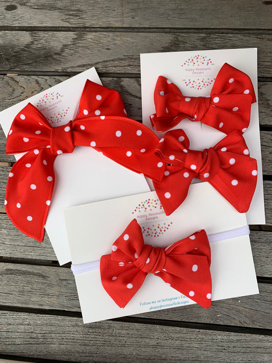 Red & White Polka Dot Collection