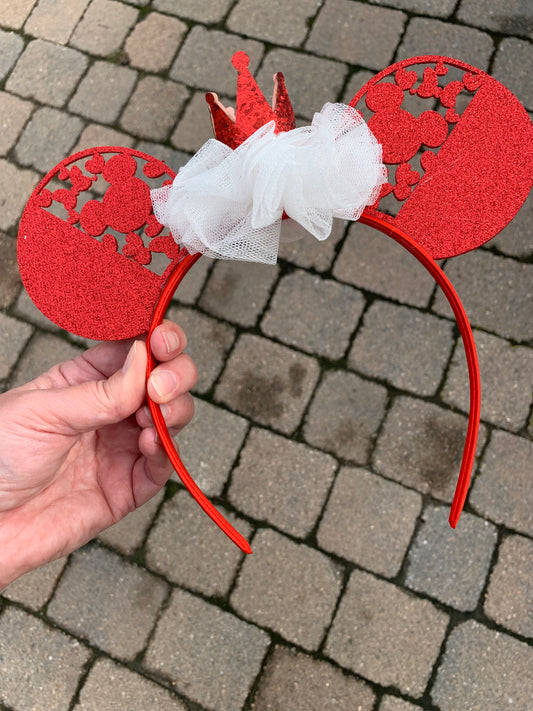 Valentine’s Day Mouse Ear Headband