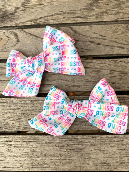 Big and Little Sister Hair Bows