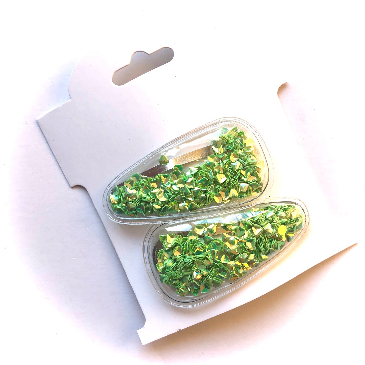 Glitter Snap Clips