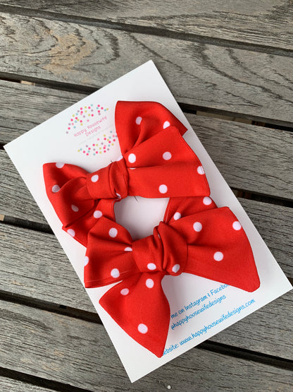 Red and White Polka Dot Collection
